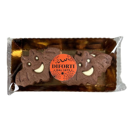 White filled Chocolate Bat Biscuits 200g