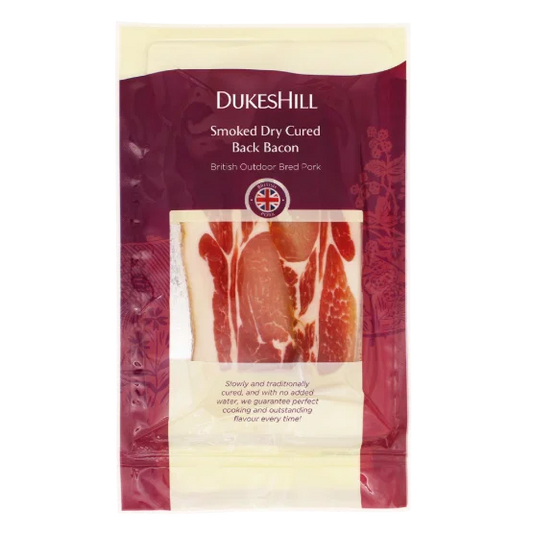 Smoked Dry Cured Back Bacon 200g