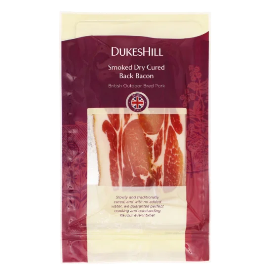Smoked Dry Cured Back Bacon 200g
