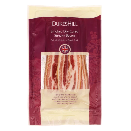 Smoked Dry Cured Streaky Bacon 200g