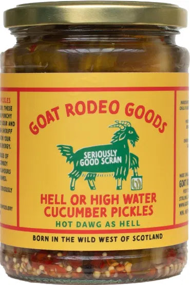 Hell or Highwater Hotdog Pickles 500g