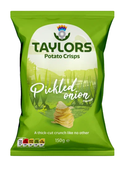 Pickled Onion Crisps 150g