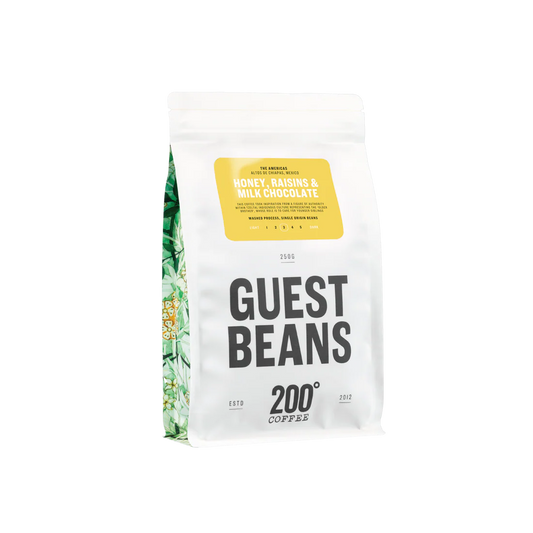 200 Degrees Guest Coffee Honey Raisin Milk Chocolate 250g