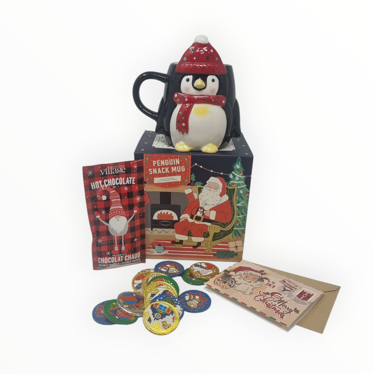 Penguin Mug - Kids Christmas Eve Gift Set