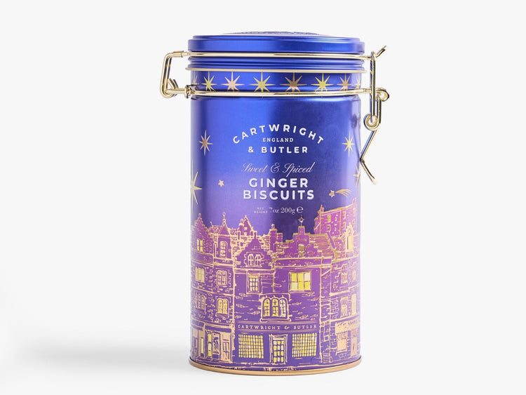 Night Before Christmas Stem Ginger Biscuits in Tin