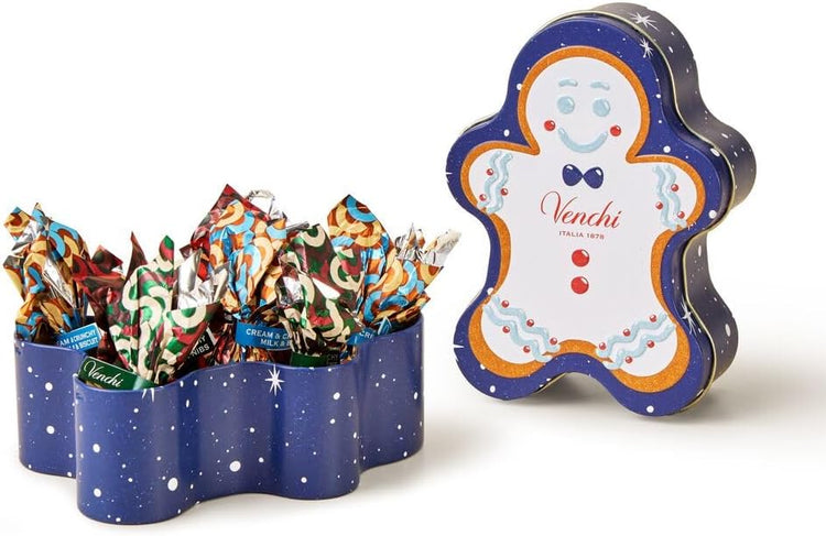 Vintage Dream Gingerbread Man Metal Tin