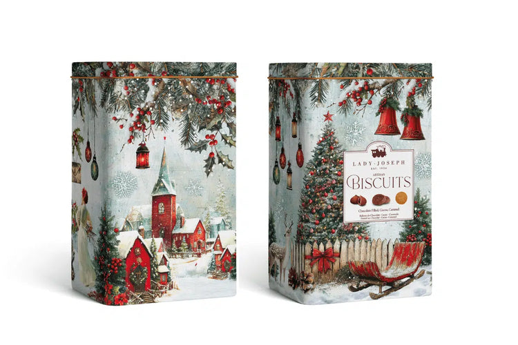 Christmas Biscuit Assortment Tin 300g