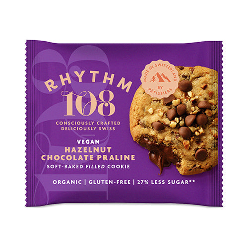 Swiss M’lk Choc Chip Soft Baked Cookie with a Hazelnut Ganache Filling 50g