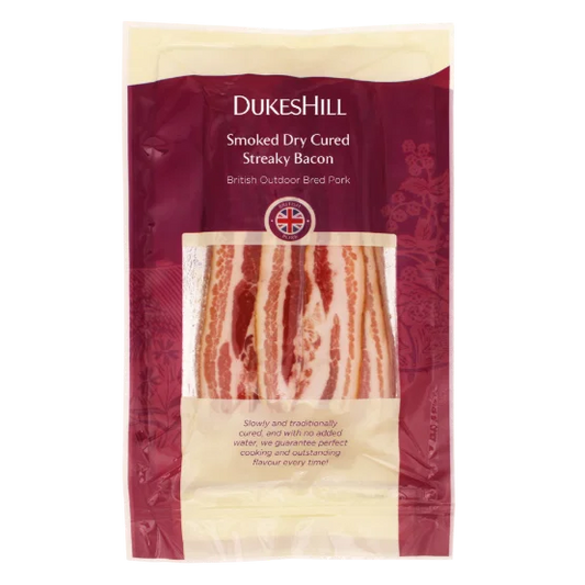 Smoked Dry Cured Streaky Bacon 200g