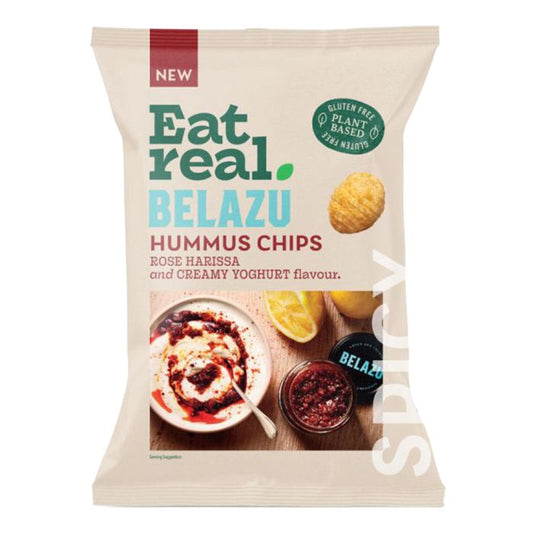 Spicy Rose Harissa Hummus Chips