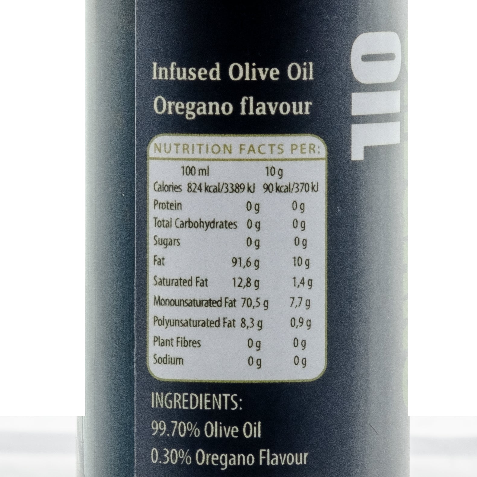 Jorge Oregano Olive Oil ingredients