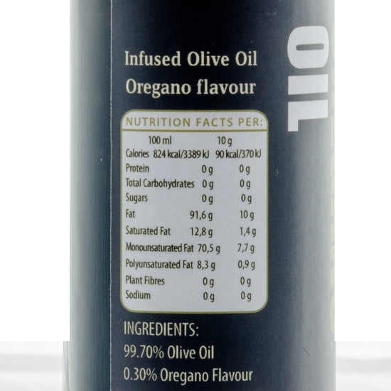 Jorge Oregano Olive Oil ingredients