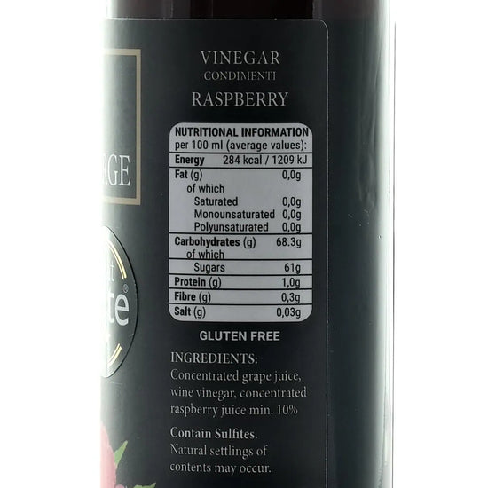 Jorge Raspberry Balsamic natural ingredients