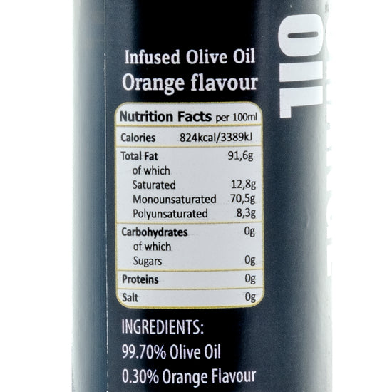 A close up image of the back of the bottle showing the ingredients 