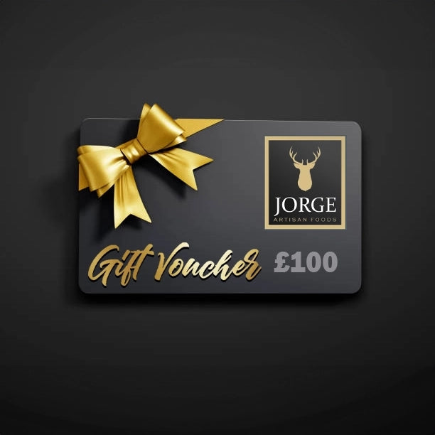 Jorge Artisan Foods £100 Gift Voucher / delicatessen Gift Card 