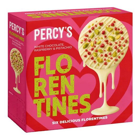 White Chocolate, Raspberry and Pistachio Florentines 115g