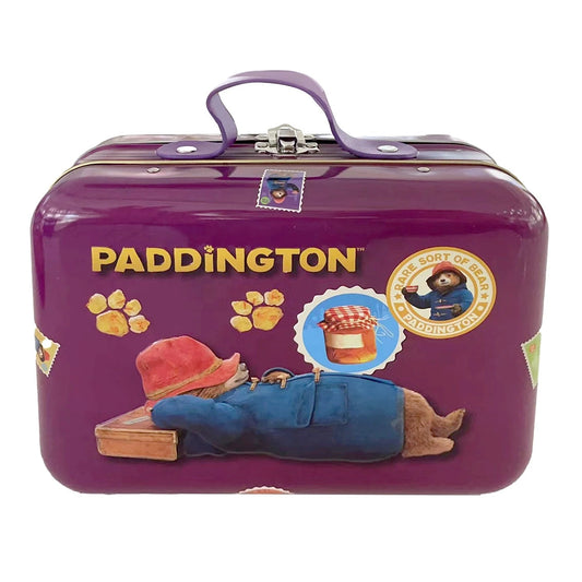 Paddington Bear Suitcase Tin with Orange Marmalade Chocolate Chunk Cookies, 300g