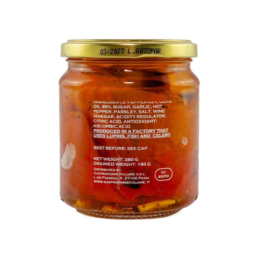 Back of the jar with a list of ingredients 