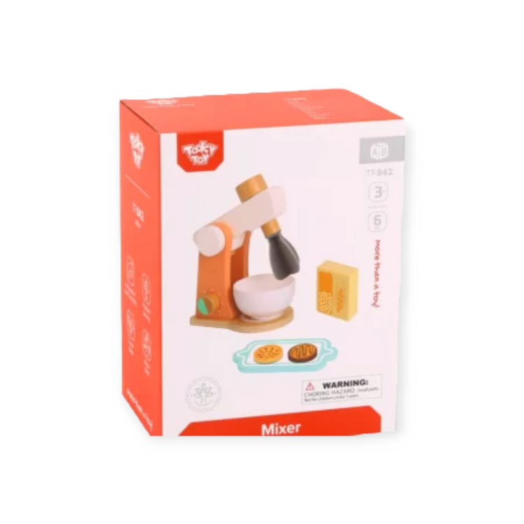Wooden Toy Mixer