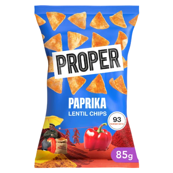 GF Paprika Lentil Chips 85g