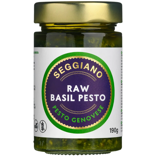Gluten Free Raw Basil Pesto 190g