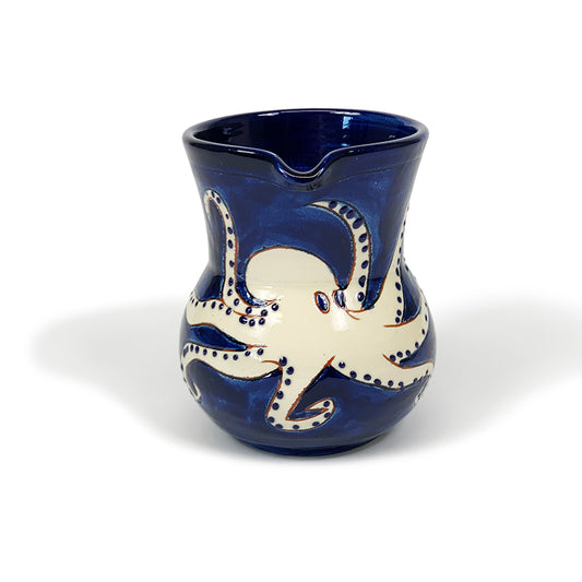 Small Jug – White Octopus