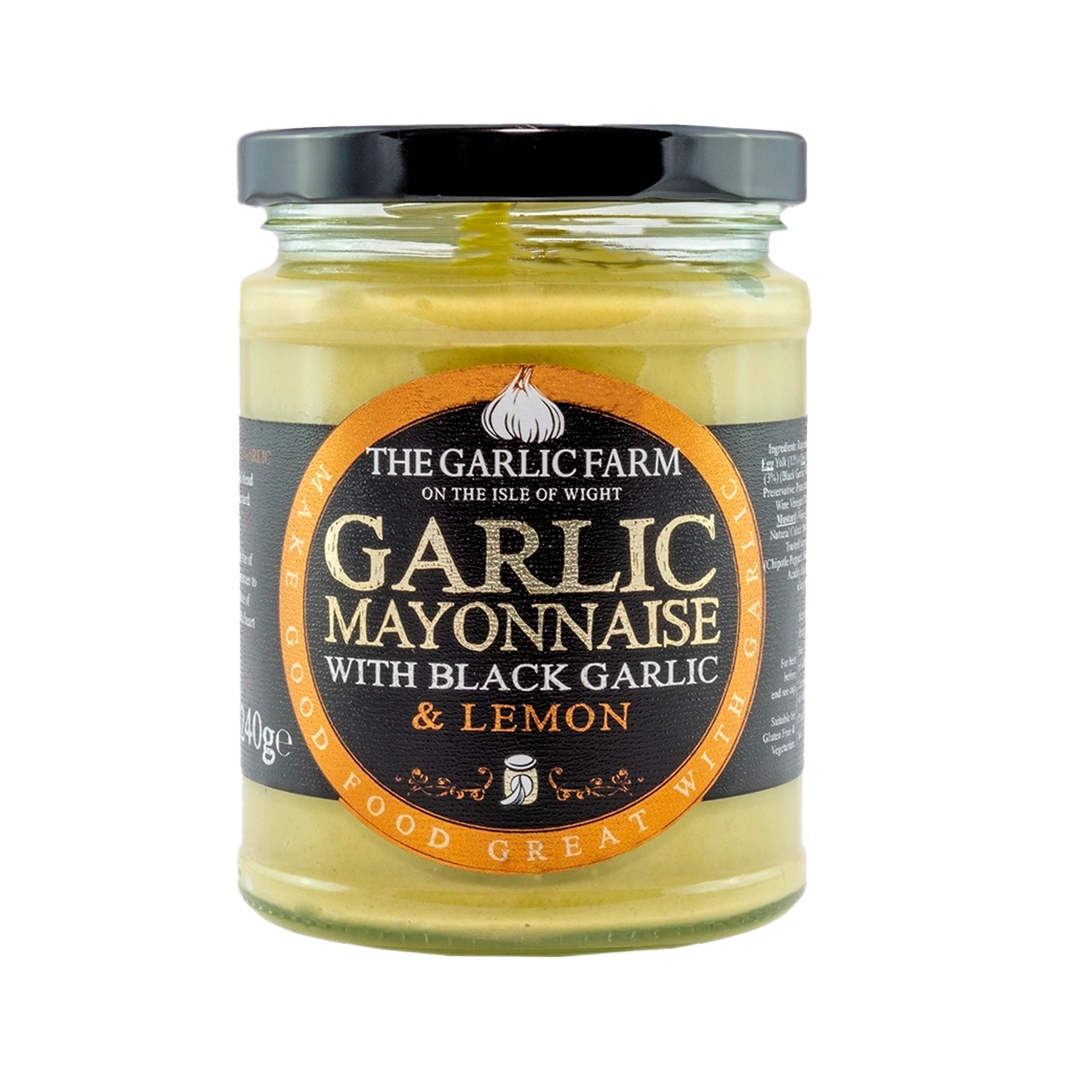 The Garlic Farm - Garlic Mayonnaise with black garlic and lemon