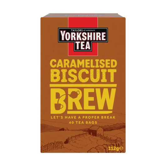 Yorkshire Tea Caramelised Biscuit 40bags