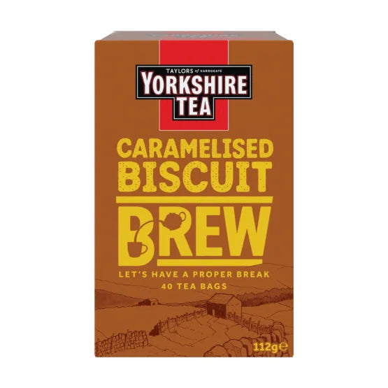 Yorkshire Tea Caramelised Biscuit 40bags