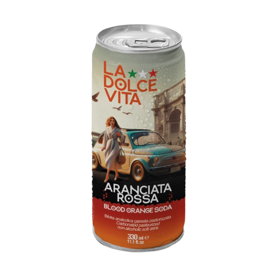 La Dolce Vita - 'Aranciata Rossa' Blood Orange Soda 330ml