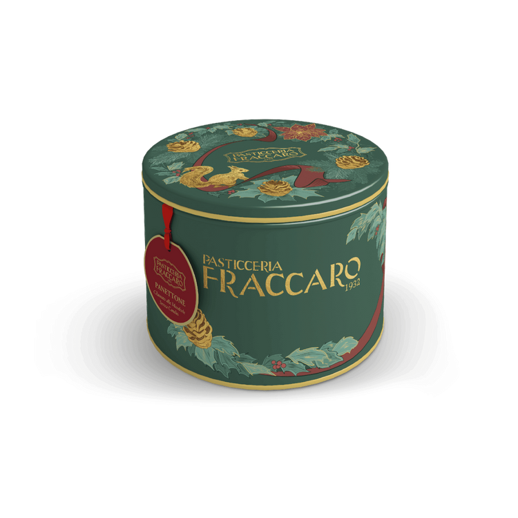 Almond-Glazed Panettone in Festive Tin 750g
